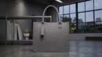 FELTY BAG Grey | Felt Tote with Structured Design - Image 7
