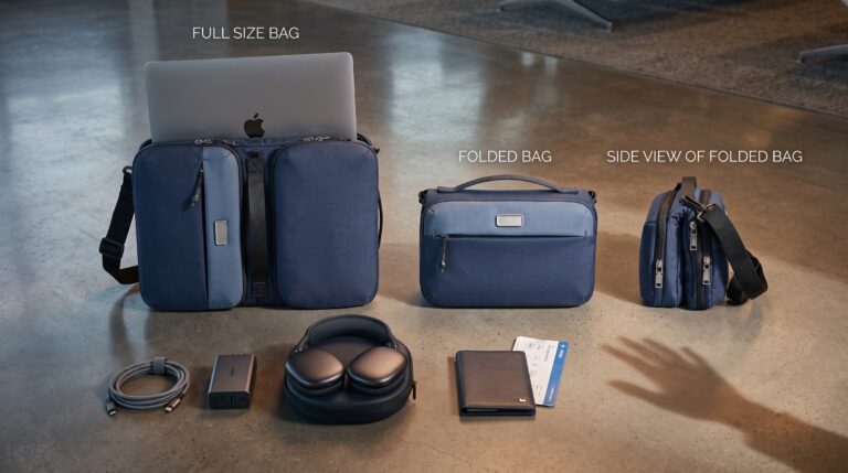 AEROFOLD folded and full-size comparison