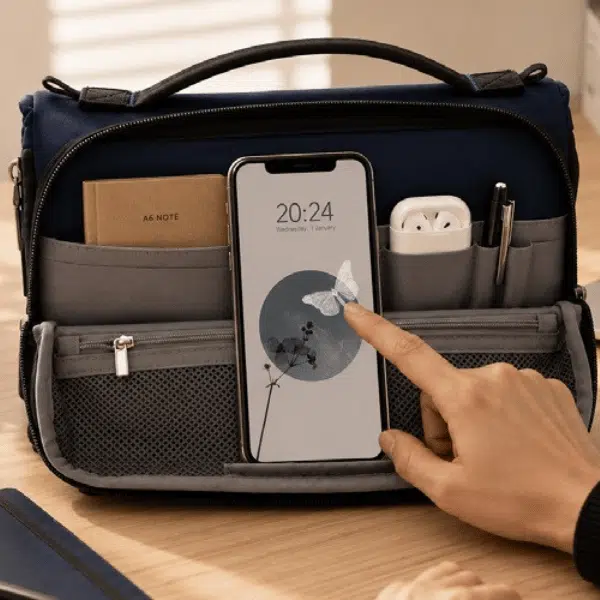 AEROFOLD blue bag internal storage